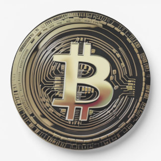ゴールデンビットコイン ペーパープレート