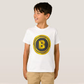 ゴールデンビットコインTシャツ Tシャツ (正面フル)
