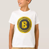 ゴールデンビットコインTシャツ Tシャツ (正面)