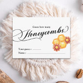 ゴールデンビーの赤ちゃんシャワーは、どれだけのハネコブを推測 エンクロージャーカード