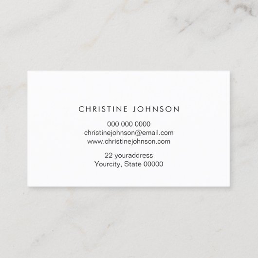 ゴールデンビーオンフェイクグリッターパステルハニカム 名刺 (裏面)