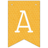 ゴールデンビーハッピーバースデー バンティングフラッグ (第3の旗)