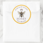ゴールデンビーハニーラベル ラウンドシール (バッグ)