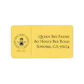 ゴールデンビーファームハニープロダクツ ラベル (正面)