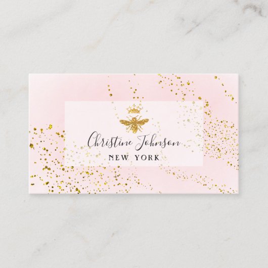 ・ゴールデンビーロゴ名刺 名刺 (正面)