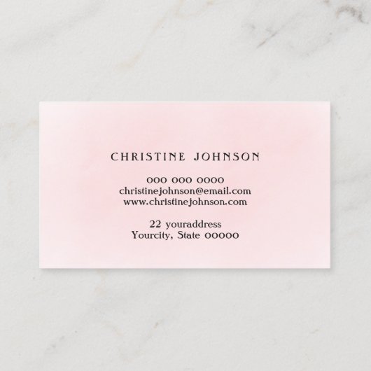 ゴールデンビーロゴ 名刺 (裏面)