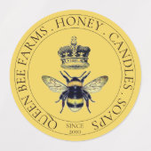 ゴールデンビー及びクラウンビー製品 ラベル (デザイン1)