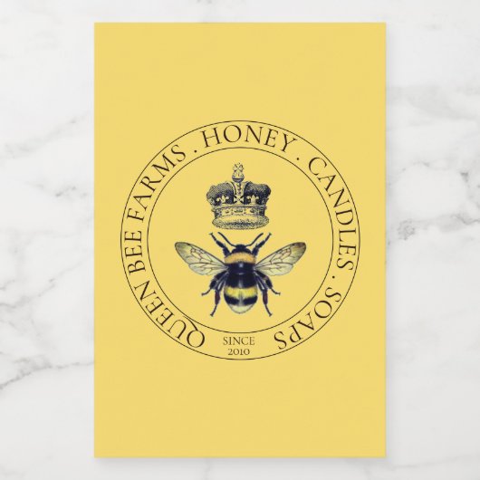 ゴールデンビー製品容器ラベル フードラベル (シングルラベル)