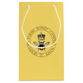 ゴールデンビー養蜂家ハニープロダクツ スモールペーパーバッグ (裏面)