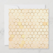 ゴールデンビー ベイビーシャワー 招待状 (裏面)