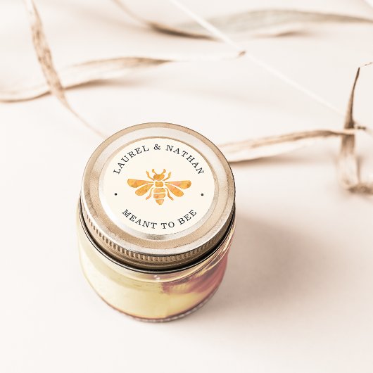 ゴールデンビー「Mayed to Bee」結婚式の引き出物 ラウンドシール