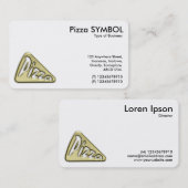 ゴールデンピザシンボル 名刺 (正面/裏面)