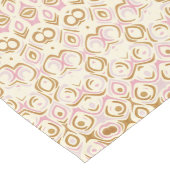 ゴールデンピンクマンダラ ラディアント ジオメトリック サンバースト ロングテーブルランナー (コーナー)