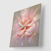 ゴールデンピンク スクエア壁時計 (傾斜)