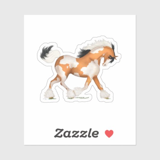 ゴールデンピントジプシーホースオーバーウエーストリアン シール (シート)