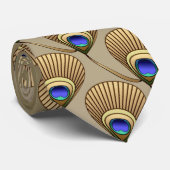 ゴールデンピーコックの羽根 ネクタイ (ロール)