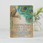 ゴールデンピーコックの羽根 招待状 (スタンド正面)