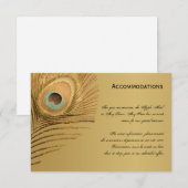 ゴールデンピーコックアコモデーションカード エンクロージャーカード (正面/裏面)