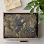 ゴールデンピーコックオンブラック 薄葉紙 (ギフト)