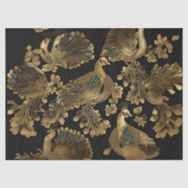 ゴールデンピーコックオンブラック 薄葉紙