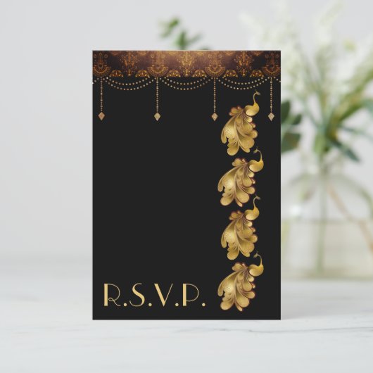 ゴールデンピーコックス、古代エジプトのアールデコ結婚ズ 出欠カード (スタンド正面)