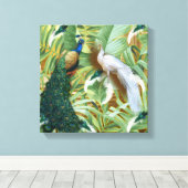 ゴールデンピーコックテンプルドリームコレクション キャンバスプリント (インサイチュ (ウッドフロア))