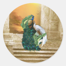 ゴールデンピーコックテンプルドリームズメッセンジャーバッグ ラウンドシール