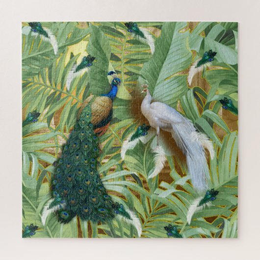 ゴールデンピーコックテンプルドリームズ ジグソーパズル (縦)