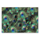 ゴールデンピーコックフェザーテーブルプレイスネームカード テーブルナンバー (裏面)