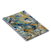 ゴールデンピーコックマーブルノート ノートブック (右側)