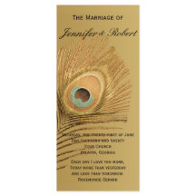 ゴールデンピーコック結婚式 プログラム