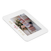 ゴールデンピースラブジョイミニマリストシンプルクリスマス マグネット (右側)