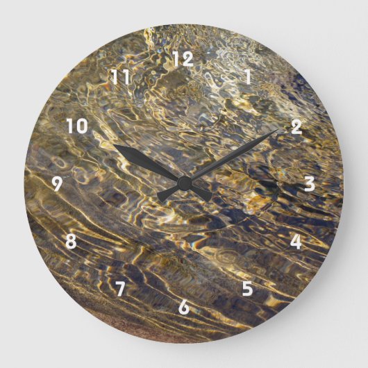 ゴールデンファウンテンウォーター2 ラージ壁時計 (正面)