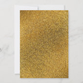 ゴールデンファンシーグリッターアダルト90歳誕生パーティー 招待状 (裏面)