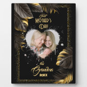 ゴールデンファースト母の日おばあちゃんの写真 フォトプラーク (正面)