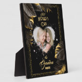 ゴールデンファースト母の日おばあちゃんの写真 フォトプラーク (側面)