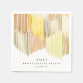 ゴールデンフィエスタモダンフリンジバチェロレッテ スタンダードカクテルナプキン (正面)