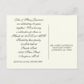 ゴールデンフィリーグレイ – 25周年記念はがき インビテーションポストカード (裏面)