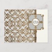 ゴールデンフィリーグレイ – 25周年記念はがき インビテーションポストカード (正面)