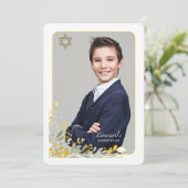 ゴールデンフィールドフラワーズフォトバーミトバ招待状 招待状 (スタンド正面)