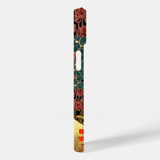 ゴールデンフェアジャンインスノーアンティーク日本のフローラ Case-Mate iPhoneケース (裏面 / 右)