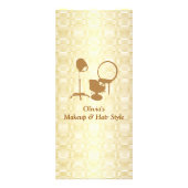 ゴールデンフェイクウェーブメイクアップ美しいサロン価格表 ラックカード (裏面)