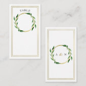 ゴールデンフェイクリース結婚ズ座席表 プレイスカード (正面/裏面)