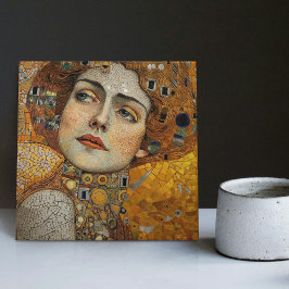 ゴールデンフェイズグスタフクリムトモザイクエドワーディアンウーマンC タイル