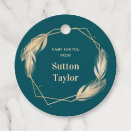 ゴールデンフェザーオンティール（緑がかった色） フェイバータグ