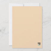 ゴールデンフェザーオンプラム誕生日パーティー 招待状 (裏面)