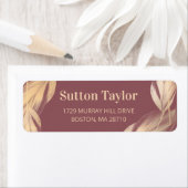 ゴールデンフェザーオンマウヴ ラベル (インサイチュ)