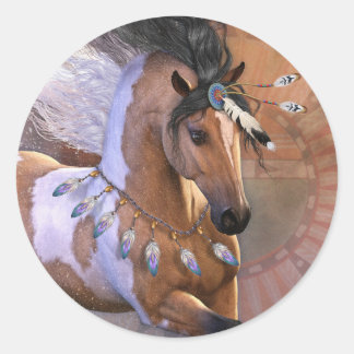 ゴールデンフェザースティッカー ラウンドシール