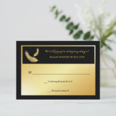 ゴールデンフェザーズ応答カード 招待状 (スタンド正面)