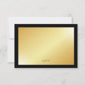 ゴールデンフェザーズ応答カード 招待状 (裏面)